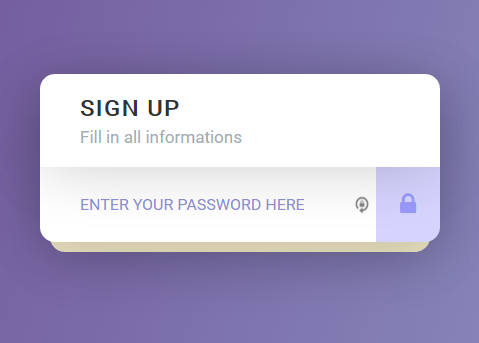 jQuery Interactive Sign Up Form